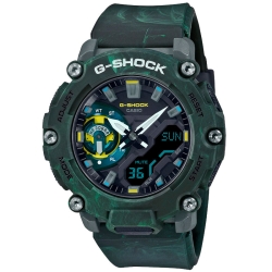 Reloj G-Shock de hombres, digital y analógico en resina negra, GA-2200MFR-3AER.
