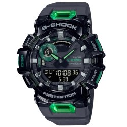 Reloj G-Shock S-Quad Vital Bright en negro y detalles verdes, GBA-900SM-1A3ER.