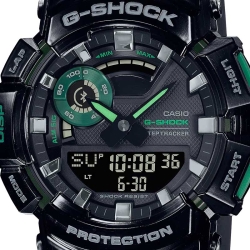 Reloj G-Shock S-Quad Vital Bright en negro y detalles verdes, GBA-900SM-1A3ER.