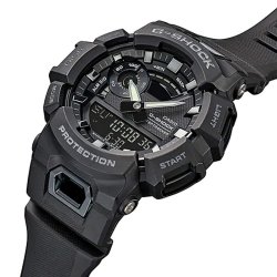 Reloj inteligente G-Shock G-Squad multifunción fabricado en resina negra, GBA-900-1AER.