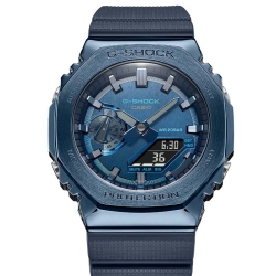 Reloj G-Shock GM-2100N-2AER de hombres en acero azul IP multifunción.
