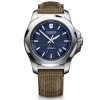 Reloj Victorinox INOX Mechanical, automático con esfera azul y correa, V241834.