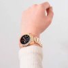Reloj Festina Rainbow de mujer cronógrafo en acero dorado, dial negro y circonitas, F20639/3.