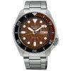 Reloj Seiko 5 Sport automático de hombre en acero con esfera marrón, SRPJ47K1.