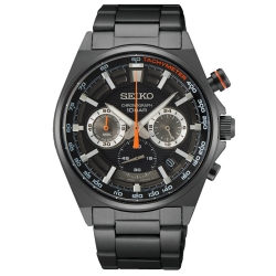 Reloj Seiko Neo Sports Chrono de hombre en acero acabado en IP negro, SSB399P1.