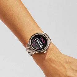 Reloj Tous T-Connect Shine de mujer digital con circonitas negras, 200351043.