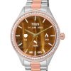 Reloj Tous T-Connect Shine mujer en acero bitono rosado y circonitas, 200351045.