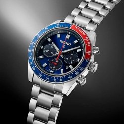 Reloj Seiko Prospex Speedtimer Pepsi de hombre Chrono edición solar, SSC913P1.