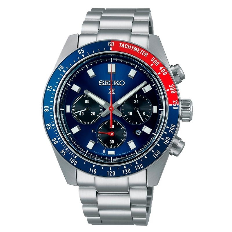 Reloj Seiko Prospex Speedtimer Pepsi de hombre Chrono edición solar, SSC913P1.