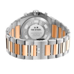 Reloj Tw Steel Ceo Tech cronógrafo de hombre en acero y dorado, CE4083.