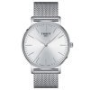 Reloj Tissot EveryTime de hombre en acero 316L con malla milanesa, T1434101101100.