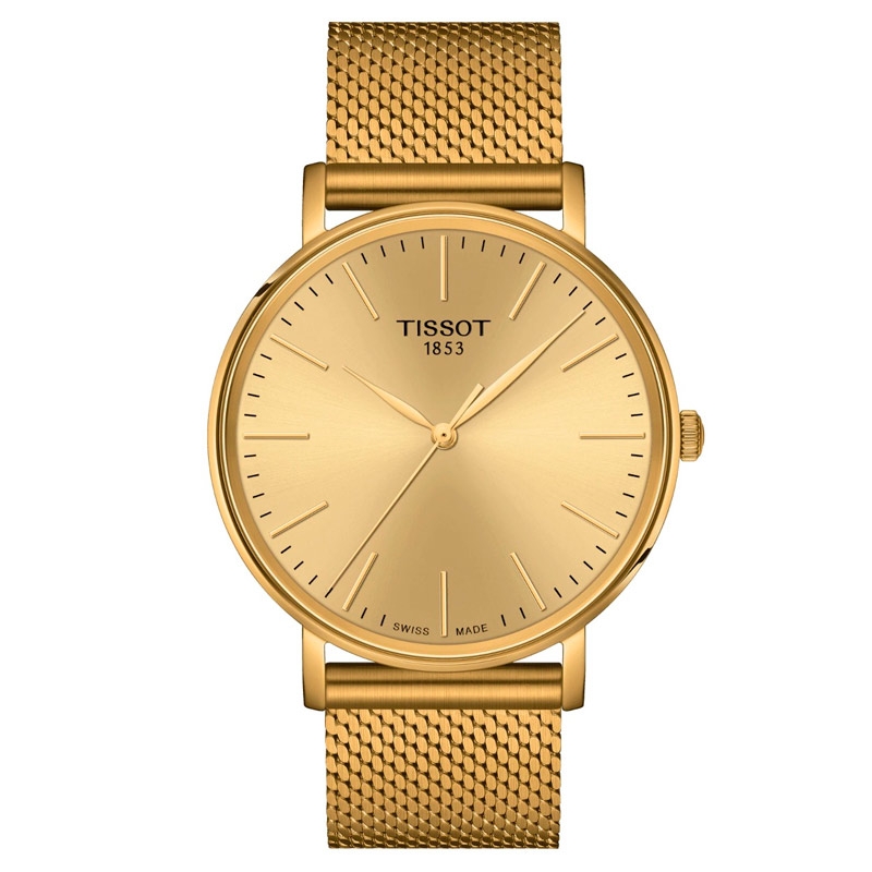 Reloj Tissot EveryTime de hombre en acero dorado T1434103302100