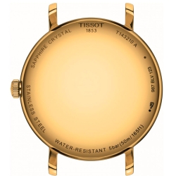 Reloj Tissot EveryTime Lady de mujer en acero 316L PVD oro amarillo, T1432103302100.