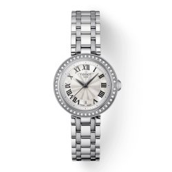 Reloj Tissot Bellissima Small Lady de mujer en acero con diamantes, T1260106111300.