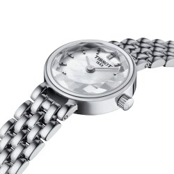 Reloj Tissot Lovely Round de mujer en acero con cristal de diseño, T1400091111100.