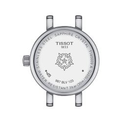 Reloj Tissot Lovely Round de mujer en acero con cristal de diseño, T1400091111100.
