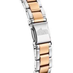 Reloj Lotus Bliss de mujer en acero bitono en rosé con circonitas, 18798/1.