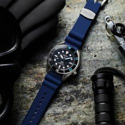 Reloj Seiko Prospex King Sumo PADI esfera negra y correa azul, SPB325J1.