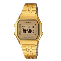 Reloj Casio Retro Collection de mujer digital dorado LA680WEGA-9ER.