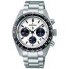 Reloj Seiko Prospex Speedtimer de hombre solar con dial blanco y negro, SSC813P1.