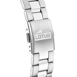 Reloj Lotus Minimalist de hombre cronógrafo en acero con esfera azul, 18152/G.