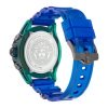 Reloj Versace Geo Chrono de hombres IP negro con correa de silicona, VEZ701122.