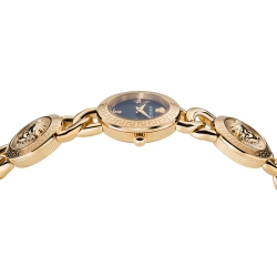 Reloj Versace Stud Icon de mujeres en acero IP oro amarillo, VE3C00422.