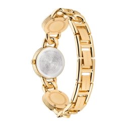 Reloj Versace Stud Icon de mujeres en acero IP oro amarillo, VE3C00422.