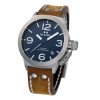 Reloj Tw Steel Canteen de hombre 45 mm. con correa de cuero, CS102.