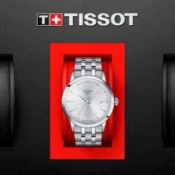 Reloj Tissot Classic Dream de hombre en acero 316L con calendario, T1294101103100.