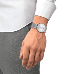 Reloj Tissot EveryTime de hombre en acero 316L con malla milanesa, T1434101101100.