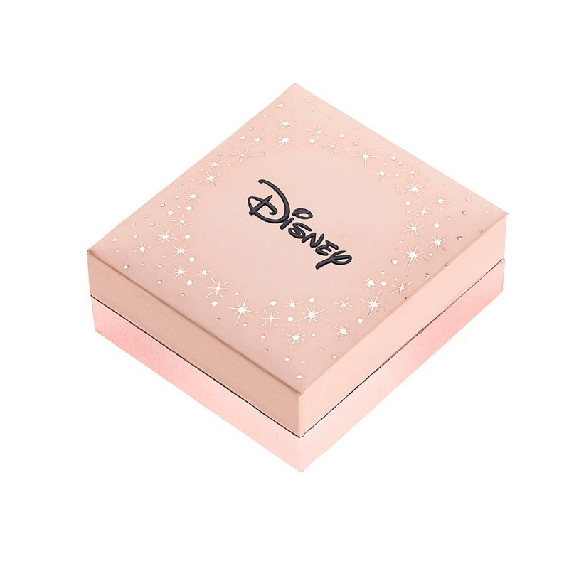 Colgante Disney para chicas en forma de Mickey y Minnie con lazo rosé, NS00004TL-157.