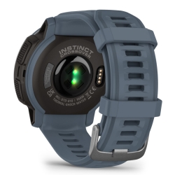 Reloj inteligente Garmin Instinct Crossover Solar azul granito, 010-02730-04.