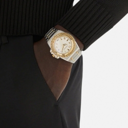 Reloj Versace Greca Reaction de hombres en acero bicolor, VE3I00422.