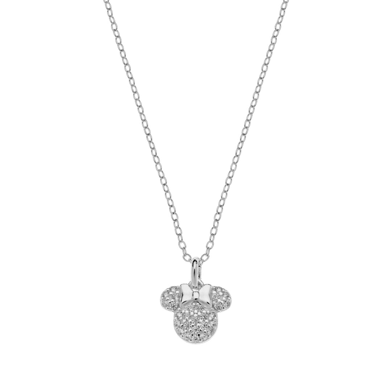 Colgante de plata Disney de Minnie Mouse y circonitas, NS00033SZWL-157.CS.
