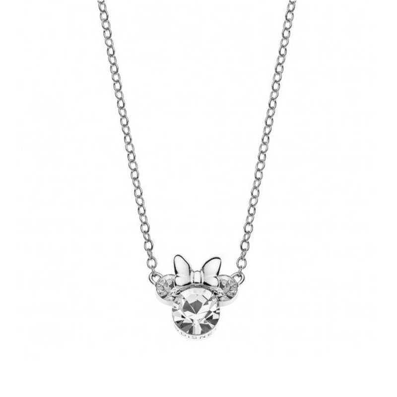 Colgante Disney en plata Minnie, circonitas y lazo, NS00006SAPRL-157.CS.