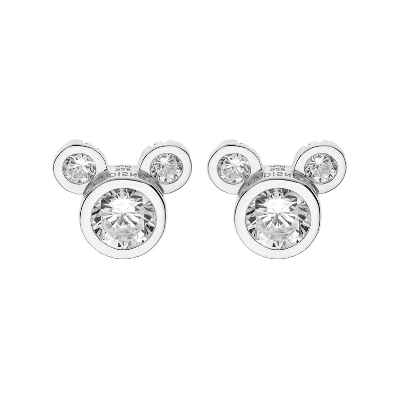 Pendientes en plata Disney con Mickey y circonitas, ES00010RZWL.CS.