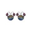 Pendientes en plata Disney de Minnie y circonitas multicolor, ES00002SRML.CS.