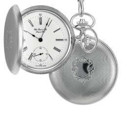 Reloj Tissot Savonnette de bolsillo en plata y mecanismo de cuerda, T83145213.