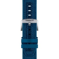 Reloj Tissot T-Touch Connect Solar de titanio y bisel azul, T1214204705106.