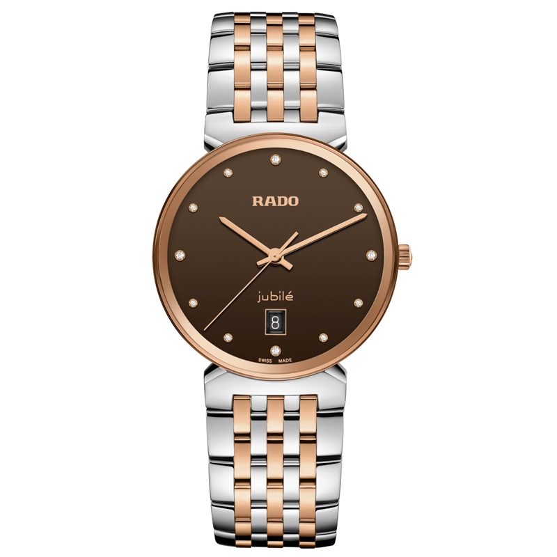 Reloj Rado Florence Classic Diamonds unisex bicolor rosé, R48912763.