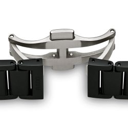 Reloj Rado True Automatic Square Open Heart cerámica negra, R27086162.