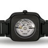 Reloj Rado True Automatic Square Open Heart cerámica negra, R27086162.