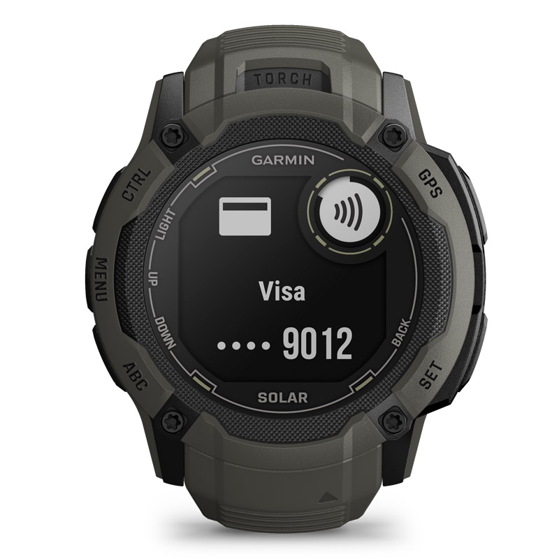 Reloj inteligente Garmin Instinct 2X Solar en verde, 010-02805-05.