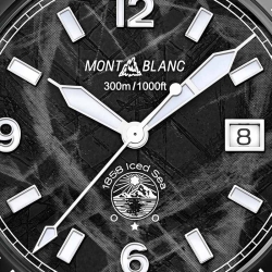 Reloj Montblanc 1858 Iced Sea Automatic Date Diver 300 m., 129372.