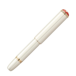 Rollerball Montblanc Heritage Rouge et Noir "Baby" marfil, 128122.