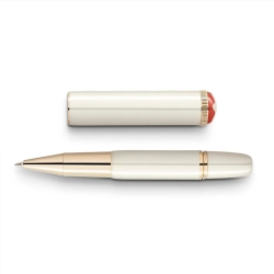 Rollerball Montblanc Heritage Rouge et Noir "Baby" marfil, 128122.