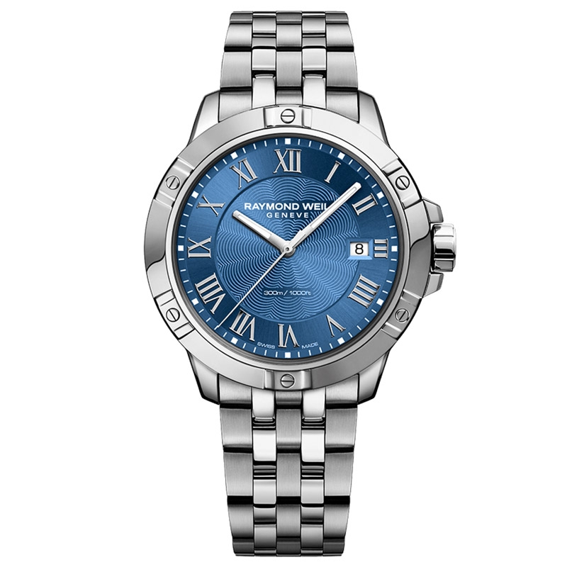 Reloj Raymond Weil Tango de hombre en acero y esfera azul, 8160-ST-00508.