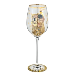 Copa de vino "El beso" de Gustav Klimt, Goebel