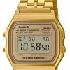 Reloj Casio Retro Collection completamento dorado, A158WETG-9AEF.
